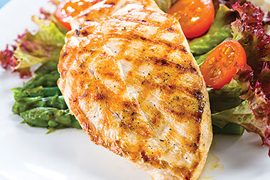 Image of oven-crusted chicken breast.