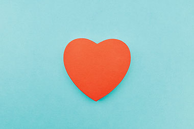 Heart on a blue background. Heart on a blue background.