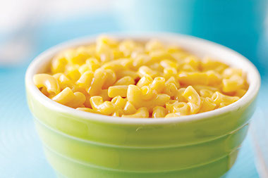 Image of a bowl of macaroni and cheese.