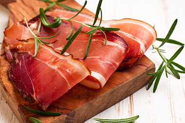 Image of bacon and rosemary.