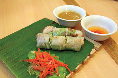 Image of Vietnamese spring rolls.