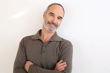 Image of man with thining hair.