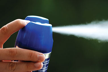 Quit bugging me. Image of insect repellant.