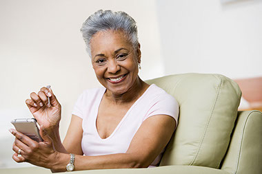 Image of women smiling.