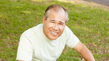 Alternatives to baldness Image of mature man with thinning hair.