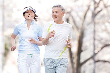 Image of couple jogging.