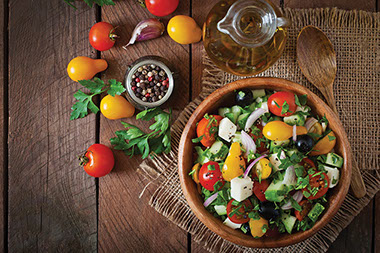 Fresh salad bowl. Fresh salad bowl.