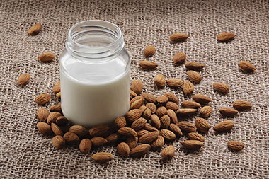 Image of almond milk.