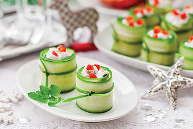 Image of holiday treat on small plate.