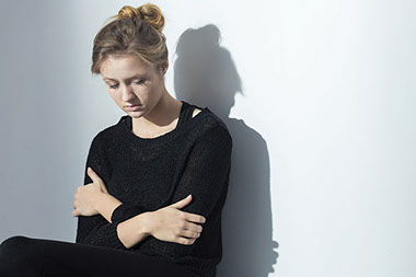 Sad young women. Sad young women.