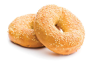Image of 2 bagels.