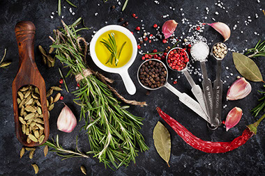 Herbs and spices. Herbs and spices.