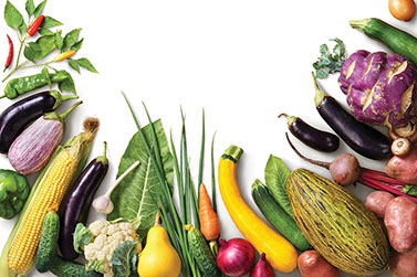 A variety of vegetables.