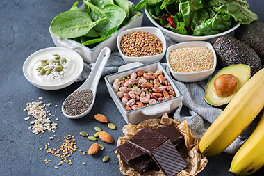 Image of magnesium food sources.