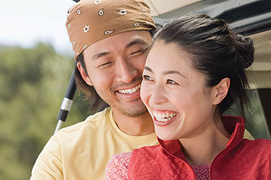 Image of happy couple.