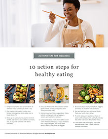 HealthyLife Weigh. Published by the American Institute for Preventive Medicine. Page from HealthyLife Weigh book by the American Institute for Preventive Medicine. www.HealthyLife.com. All rights reserved.