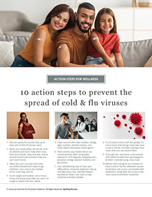 Health at Home Lifetime book by the American Institute for Preventive Medicine. www.HealthyLife.com. All rights reserved.