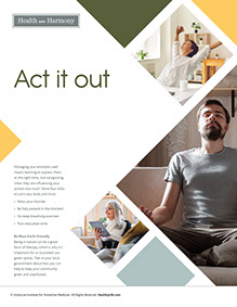 Page from HealthyLife Weigh book by the American Institute for Preventive Medicine. www.HealthyLife.com. All rights reserved.