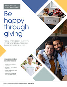 HealthyLife Weigh. Published by the American Institute for Preventive Medicine. Page from HealthyLife Weigh book by the American Institute for Preventive Medicine. www.HealthyLife.com. All rights reserved.