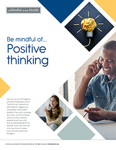 Minding Your Mental Health Book. Published by the American Institute for Preventive Medicine. www.HealthyLife.com. All rights reserved.