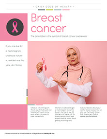 Health at Home Lifetime book by the American Institute for Preventive Medicine. www.HealthyLife.com. All rights reserved.