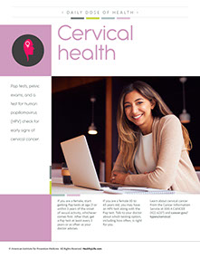 Health at Home Lifetime book by the American Institute for Preventive Medicine. www.HealthyLife.com. All rights reserved.