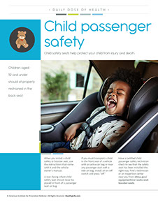 A Year of Health Hints book by the American Institute for Preventive Medicine. www.HealthyLife.com. All rights reserved.