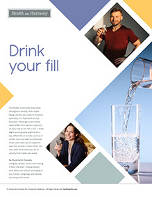 Page from HealthyLife Weigh book by the American Institute for Preventive Medicine. www.HealthyLife.com. All rights reserved.