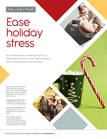 Page from HealthyLife Weigh book by the American Institute for Preventive Medicine. www.HealthyLife.com. All rights reserved.