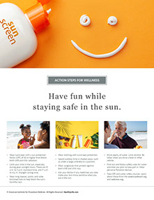 Health at Home Lifetime book by the American Institute for Preventive Medicine. www.HealthyLife.com. All rights reserved.