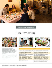 Page from HealthyLife Weigh book by the American Institute for Preventive Medicine. www.HealthyLife.com. All rights reserved.