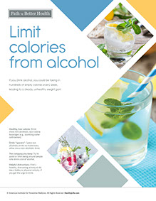 HealthyLife Weigh. Published by the American Institute for Preventive Medicine. Page from HealthyLife Weigh book by the American Institute for Preventive Medicine. www.HealthyLife.com. All rights reserved.