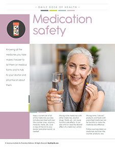 A Year of Health Hints book by the American Institute for Preventive Medicine. www.HealthyLife.com. All rights reserved.