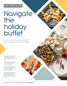 HealthyLife Weigh. Published by the American Institute for Preventive Medicine. Page from HealthyLife Weigh book by the American Institute for Preventive Medicine. www.HealthyLife.com. All rights reserved.