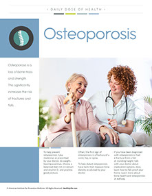 Health at Home Lifetime book by the American Institute for Preventive Medicine. www.HealthyLife.com. All rights reserved.