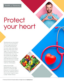 Health at Home Lifetime book by the American Institute for Preventive Medicine. www.HealthyLife.com. All rights reserved.