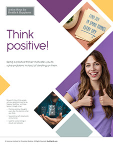 Minding Your Mental Health Book. Published by the American Institute for Preventive Medicine. www.HealthyLife.com. All rights reserved.