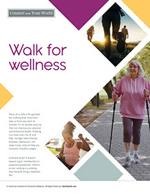 Page from HealthyLife Weigh book by the American Institute for Preventive Medicine. www.HealthyLife.com. All rights reserved.