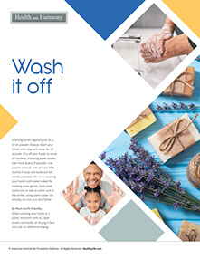 Health at Home Lifetime book by the American Institute for Preventive Medicine. www.HealthyLife.com. All rights reserved.