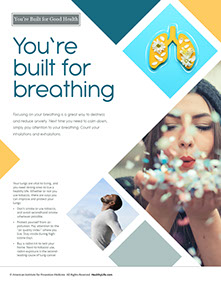 Health at Home Lifetime book by the American Institute for Preventive Medicine. www.HealthyLife.com. All rights reserved.