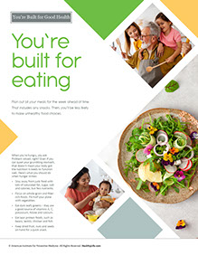 HealthyLife Weigh. Published by the American Institute for Preventive Medicine. Page from HealthyLife Weigh book by the American Institute for Preventive Medicine. www.HealthyLife.com. All rights reserved.