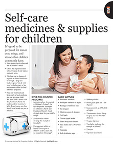 Children's Self-Care book by the American Institute for Preventive Medicine. www.HealthyLife.com. All rights reserved.