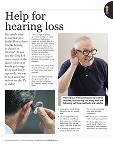 A Year of Health Hints book by the American Institute for Preventive Medicine. www.HealthyLife.com. All rights reserved. A Year of Health Hints book by the American Institute for Preventive Medicine. www.HealthyLife.com. All rights reserved.