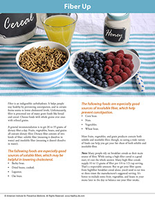 Page from A Year of Health Hints book by the American Institute for Preventive Medicine. www.HealthyLife.com. All rights reserved.