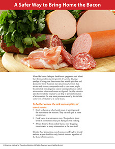 Page from A Year of Health Hints book by the American Institute for Preventive Medicine. www.HealthyLife.com. All rights reserved.