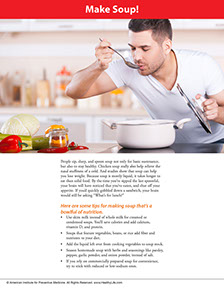 Page from A Year of Health Hints book by the American Institute for Preventive Medicine. www.HealthyLife.com. All rights reserved.