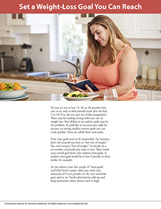 Page from A Year of Health Hints book by the American Institute for Preventive Medicine. www.HealthyLife.com. All rights reserved.