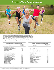 Page from A Year of Health Hints book by the American Institute for Preventive Medicine. www.HealthyLife.com. All rights reserved.