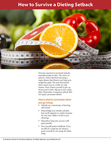 Page from A Year of Health Hints book by the American Institute for Preventive Medicine. www.HealthyLife.com. All rights reserved.