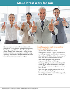 A Year of Health Hints. Published by the American Institute for Preventive Medicine. Page from A Year of Health Hints book by the American Institute for Preventive Medicine. www.HealthyLife.com. All rights reserved.